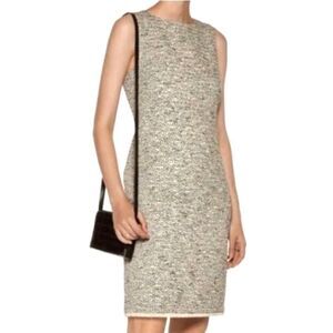 Theory -  “Betty 2R Comprised Tweed” Dress, Sleeveless, Sheath - Size 6, Multi